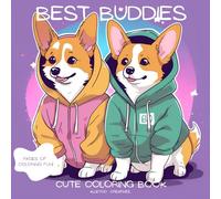 Best Buddies: Cute Coloring Book of Dogs