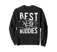 Best Buddies Hands Fathers and Sons Oncle Neveu Meme Sweatshirt