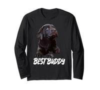 Best Buddy Chocolate Lab Dog Labrador Retriever Marron Manche Longue