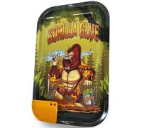 Best Buds Grand Plateau À Rouler En Métal Gorilla Glue Avec Carte De Broyeur Magnétique