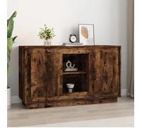 BEST Buffet de rangement enfilade - Buffet chêne fumé - 102x35x60 cm bois d'ingénierie fr1802