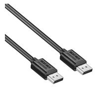 Best Buy essentials Câble HDMI 1,8 m, 4K Ultra HD, haut débit, plaqué or, composants audio/vidéo pour TV, jeux, Blu-Ray et home cinéma - Qualité supérieure (câble DisplayPort, 1,8 m)