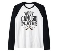 Best Camogie Player Funny Sports Lover Manche Raglan