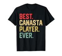 Best Canasta Player Ever Jeu de cartes Rummy Poker Melding T-Shirt