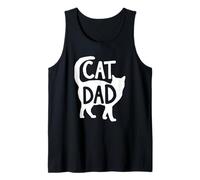 Best Cat Dad Fête des pères Homme Kitty Daddy Papa Noël Miaou Débardeur