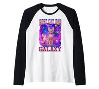 Best Cat Dad in The Galaxy Shynx Kitten Cats Lovers for Dad Manche Raglan