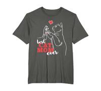 Best Cat Mom Ever I La meilleure maman de chat du monde T-Shirt