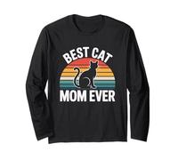Best Cat Mom Ever Manche Longue