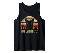 Best Cat Mom Ever, Style Vintage années 80 Débardeur