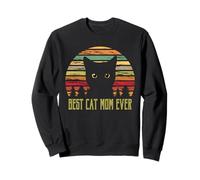 Best Cat Mom Ever, Style Vintage années 80 Sweatshirt