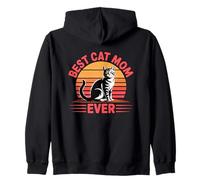 Best Cat Mom Ever Sweat à Capuche