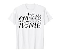 Best Cat Mum in The World Ever Love Kittie Face pour Chats T-Shirt