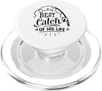 Best Catch of His Life Couple de pêche Assorti PopSockets PopGrip pour MagSafe