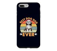 Best Cavachon Dog Dad Ever Funny Retro Pet Owner & Lover Coque pour iPhone 7 Plus/8 Plus