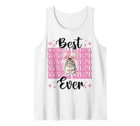 Best Chinchilla Grandma Ever Nana Nœud Coquette Rose Débardeur