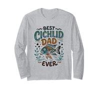 Best Cichlid Dad Ever Fishkeeping Cichlidés Gardien Aquariste Manche Longue