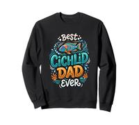 Best Cichlid Dad Ever Fishkeeping Cichlidés Gardien Aquariste Sweatshirt