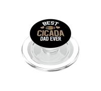 Best Cigale Dad Ever Cigale Mignonne avec cœurs PopSockets PopGrip pour MagSafe