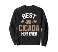 Best Cigale Mom Ever Cigale Mignonne avec cœurs Sweatshirt