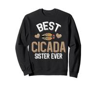 Best Cigale Sister Ever Cigale Mignonne avec cœurs Sweatshirt