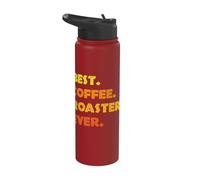Best Coffee Roaster Ever Bean Roast Barista Vintage Stainless Steel Insulated Water Bottle