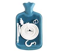 Best Colon Cleanse Sac de lavement Tube (2 Quarts) Bouillotte Café Douche Douche & Home Kit de lavement pour adulte Nettoyage du côlon Bleu