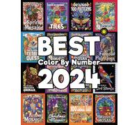BEST Color By Number 2024: 50 Best Designs from Sunlife Drawing Color By Number Coloring Books in 2024