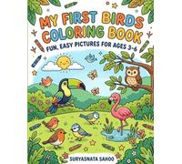 Best coloring book for kids ages 3 to 6: "Fun and easy Bird coloring book for kids 3-6 | cute Birds, simple designs and creative fun"