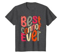 Best Connor Ever. My Name, His Name is Connor T-Shirt, Enfant, Chiné Foncé, 4 Ans