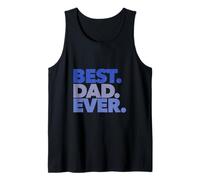 Best Dad Blue Teintes Happy Father's Day Daddy Birthday Débardeur