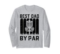 Best Dad by Bar for Disc Golf Lovers - Funny Father's Day Manche Longue