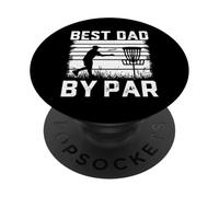 Best Dad by Bar for Disc Golf Lovers - Funny Father's Day PopSockets PopGrip Adhésif