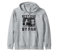 Best Dad by Bar for Disc Golf Lovers - Funny Father's Day Sweat à Capuche