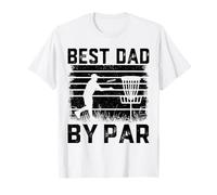 Best Dad by Bar for Disc Golf Lovers - Funny Father's Day T-Shirt
