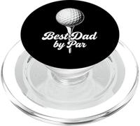Best Dad by par Funny Golf Father Script Typographie Design PopSockets PopGrip pour MagSafe