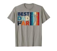 Best Dad by par Golf Fête des Pères Golfing Dad Design T-Shirt