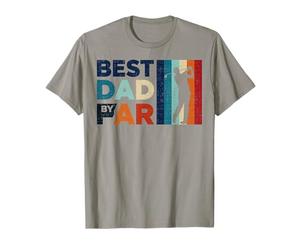 Best Dad by par Golf Fête des Pères Golfing Dad Design T-Shirt