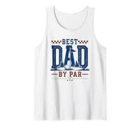 Best Dad by par Golfing Father Golfer Design Débardeur