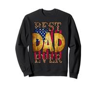 Best Dad Ever American Flag for Men Father's Day USA Flag Sweatshirt