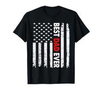 Best Dad Ever American Flag for Men Father's Day USA Flag T-Shirt