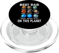 Best Dad on This Planet for Daddy Funny Fathers Day PopSockets PopGrip pour MagSafe