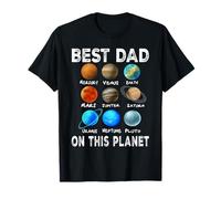 Best Dad on This Planet for Daddy Funny Fathers Day T-Shirt