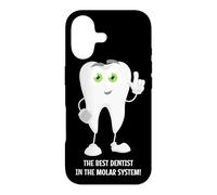 Best Dentist in The Molar System Funny Tooth Pun Joke Citation Coque pour iPhone 17