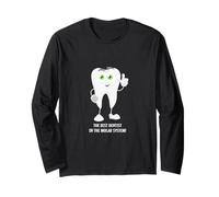Best Dentist in The Molar System Funny Tooth Pun Joke Citation Manche Longue
