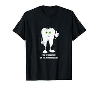 Best Dentist in The Molar System Funny Tooth Pun Joke Citation T-Shirt