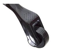 Best Derma Roller Eye 240 Micro aiguilles plaquées or titane Forme étroite pour le contour des yeux Cible ridules et rides Doux non évasif Stimule la croissance des sourcils (0,3 ml)