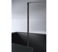 Best design nero barre de stabilisation de plafond dalis de 100 cm pour verre de 8 mm d'épaisseur noir mat 4014010