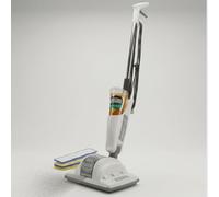 BEST DIRECT VibraTwin Balai Nettoyeur Vibrant Double Action - Nettoie, Frotte et Polatise - Pour Parquet, Carrelage, Marbre et Tapis - Technologie Sonique Haute Vitesse - Inclus 2 Patins en Microfibre