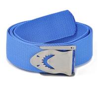 BEST DIVERS Ceinture Bleu Boucle Inox Requin, Sous-Homme