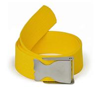 Best divers Mixte Best ZI0130B Ceinture porte plombs Sub boucle en acier inoxydable jaune, Taille unique EU
